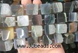 CUBS128 15 inches 14*15mm cube agate gemstone beads wholesale