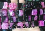 CUBS129 15 inches 14*15mm cube agate gemstone beads wholesale
