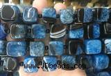 CUBS131 15 inches 14*15mm cube agate gemstone beads wholesale