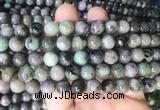 EMBS04 15 inches 10mm round emerald gemstone beads wholesale