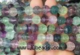 FGBS287 15 inches 10mm carved Lotus flower fluorite gemstone beads