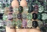 FGBS290 15 inches 10*14mm carved pumpkin fluorite gemstone beads