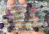 FGBS296 15 inches 10mm carved flower fluorite gemstone beads