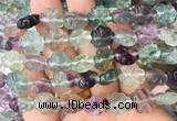 FGBS297 15 inches 12mm carved flower fluorite gemstone beads