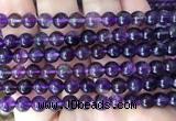 FLBS28 15 inches 6mm round purple fluorite beads wholesale