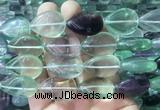 FLBS45 15 inches 18*25mm teardrop fluorite beads wholesale