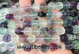 FLBS63 15 inches 10mm carved plum blossom fluorite gemstone beads wholesale
