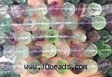 FLBS64 15 inches 12mm carved plum blossom fluorite gemstone beads wholesale