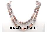 GMN8014 18 - 36 inches 8mm, 10mm Botswana agate 54, 108 beads mala necklaces