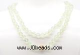 GMN8025 18 - 36 inches 8mm, 10mm prehnite 54, 108 beads mala necklaces
