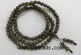 GNBS20 4mm Agarwood 216 mala beads wrap bracelet necklace