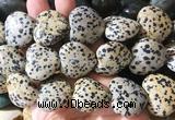 HGBS145 15 inches 28mm heart dalmatian jasper gemstone beads wholesale