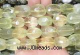 LQBS02 15 inches 12*16mm - 13*18mm faceted nuggets lemon quartz beads