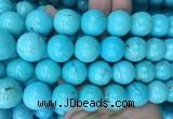 LSBS189 15 inches 18mm round blue howlite turquoise beads wholesale