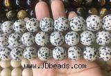 LSBS204 15 inches 16mm round dalmatian gemstone beads wholesale