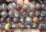 LSBS223 15 inches 18mm round Purple phantom quartz beads wholesale