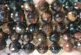 LSBS24 15 inches 16mm faceted round red tiger eye beads wholesale