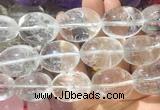LSBS250 7.5 inches 22*30mm - 25*35mm nuggets white crystal gemstone beads wholesale