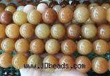 LSBS261 15 inches 18mm round red aventurine gemstone beads wholesale