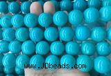 LSBS268 15 inches 18mm round blue howlite turquoise gemstone beads wholesale