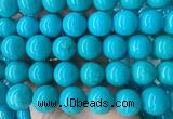 LSBS269 15 inches 20mm round blue howlite turquoise gemstone beads wholesale