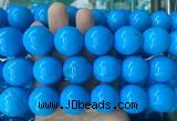LSBS285 15 inches 22mm round dark blue howlite turquoise gemstone beads wholesale