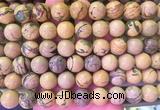 LSBS289 15 inches 14mm round green dragon veins jasper gemstone beads wholesale