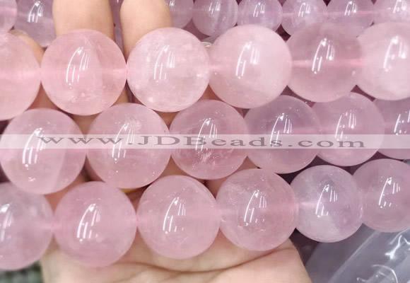 LSBS30 15 inches 23mm - 24mm round rose quartz gemstone beads wholesale