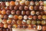 LSBS300 15 inches 14mm round banded agate gemstone beads wholesale