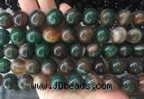 LSBS305 15 inches 16mm round banded agate gemstone beads wholesale