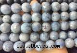 LSBS321 15 inches 18mm faceted round blue angel skin gemstone beads wholesale