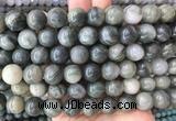 LSBS343 15 inches 14mm round green rabbit hair beads wholesale