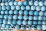 LSBS344 15 inches 14mm round blue sky stone beads wholesale