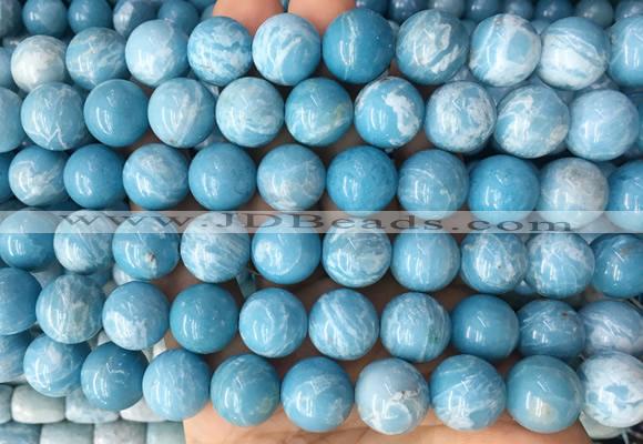 LSBS344 15 inches 14mm round blue sky stone beads wholesale