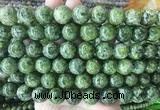 LSBS402 15 inches 14mm round peridot gemstone beads wholesale