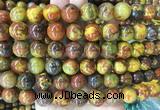 LSBS403 15 inches 14mm round colorful pietersite gemstone beads wholesale