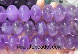 LSBS415 15 inches 20*28mm - 22*30mm rondelle lavender amethyst beads wholesale