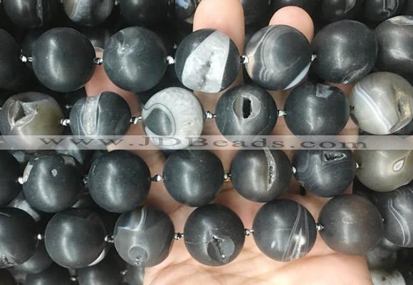 LSBS442 15 inches 20mm round agate gemstone beads wholesale