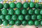 LSBS453 15 inches 20mm round candy jade gemstone beads wholesale