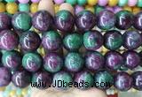LSBS454 15 inches 20mm round candy jade gemstone beads wholesale