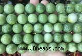 LSBS461 15 inches 16mm round china jade gemstone beads wholesale