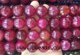 LSBS471 15 inches 20mm faceted round agate gemstone beads wholesale