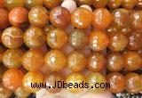 LSBS472 15 inches 20mm faceted round agate gemstone beads wholesale