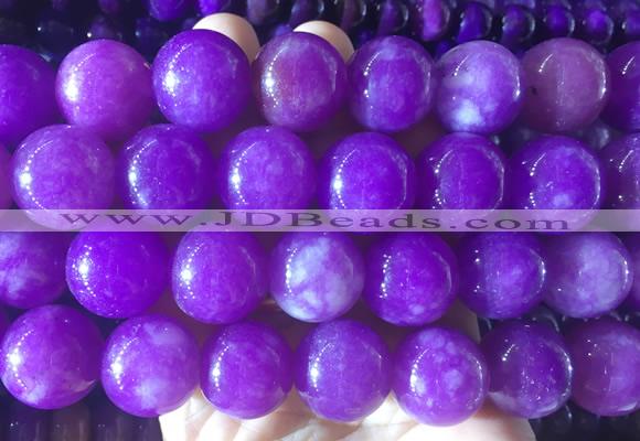 LSBS490 15 inches 20mm round candy jade gemstone beads wholesale