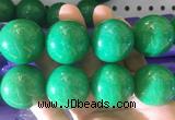 LSBS491 15 inches 35mm round candy jade gemstone beads wholesale
