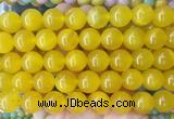 LSBS494 15 inches 16mm round candy jade gemstone beads wholesale