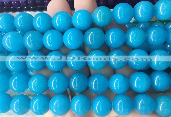 LSBS495 15 inches 16mm round candy jade gemstone beads wholesale