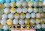 LSBS501 15 inches 16mm round candy jade gemstone beads wholesale