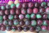 LSBS502 15 inches 16mm round candy jade gemstone beads wholesale
