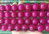 LSBS504 15 inches 18mm round candy jade gemstone beads wholesale
